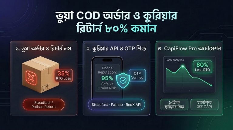 WooCommerce-এ ভুয়া COD অর্ডার ও কুরিয়ার রিটার্ন ৮০% কমানোর উপায় — পাঠাও, স্টিডফাস্ট ও রেডএক্স অটোমেশন