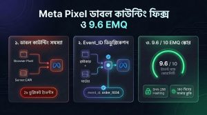 WooCommerce-এ Meta Pixel ডাবল কাউন্টিং ও Event_ID ডিডুপ্লিকেশন ঠিক করে ৯.৬ EMQ পাওয়ার উপায়